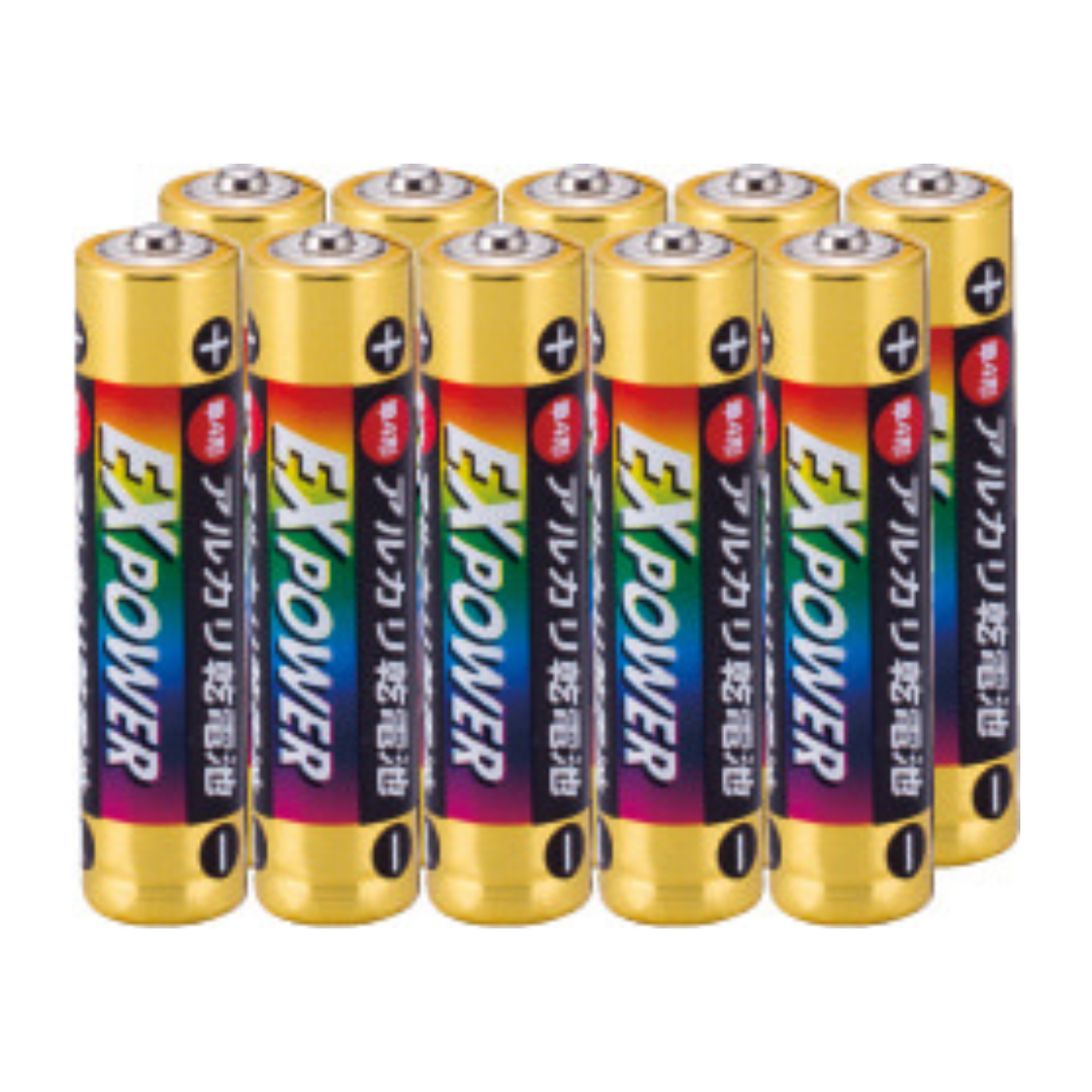 アルカリ乾電池EXPOWER単四型10本パック 1箱(80セット)