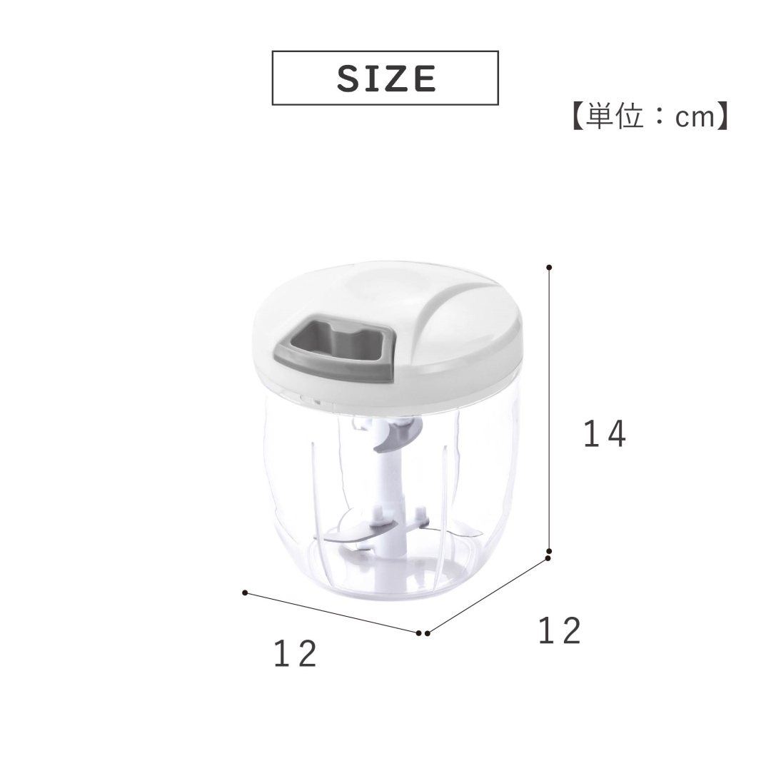 みじん切りカッター L GRY 1箱(6個入)