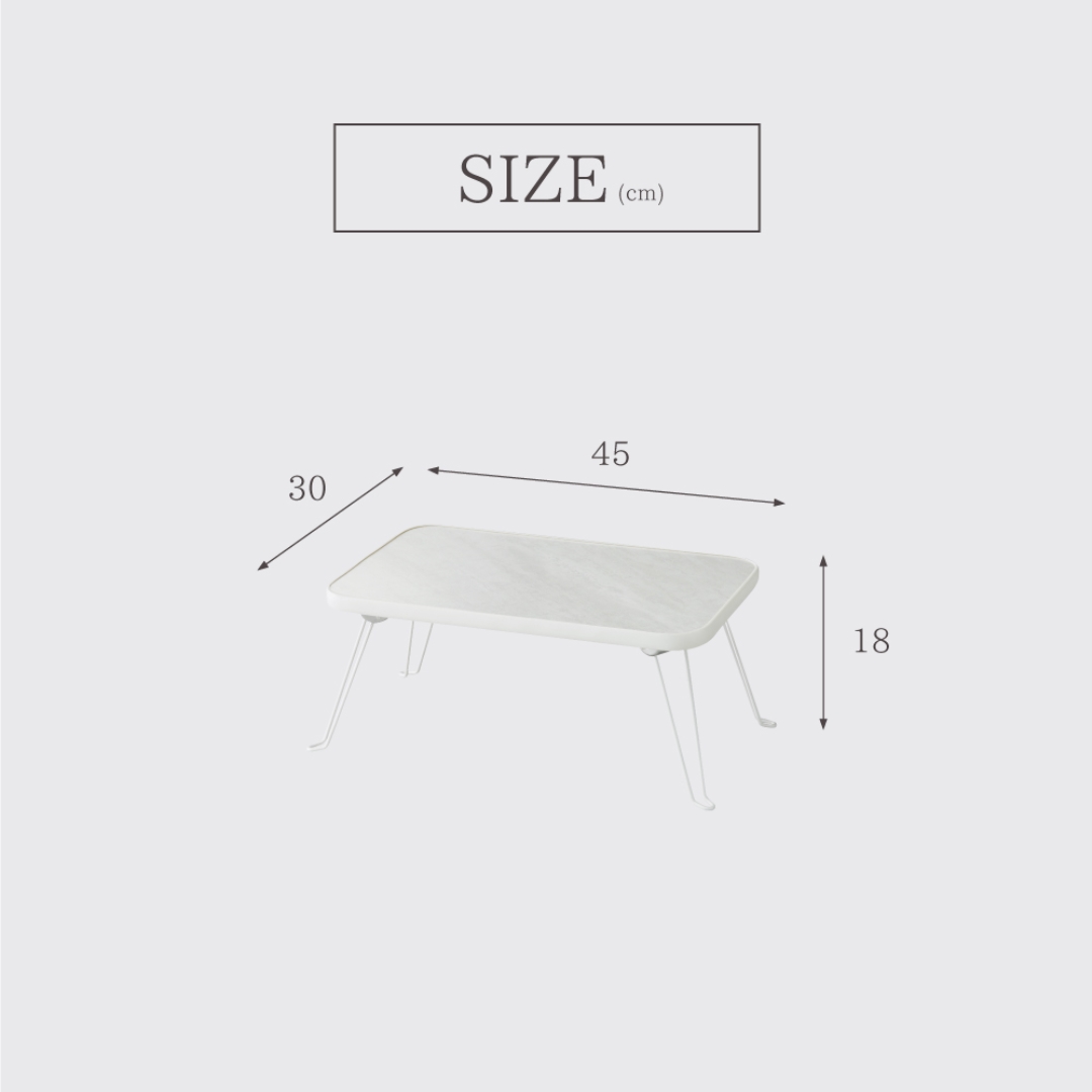 折りたたみテーブル45 大理石柄