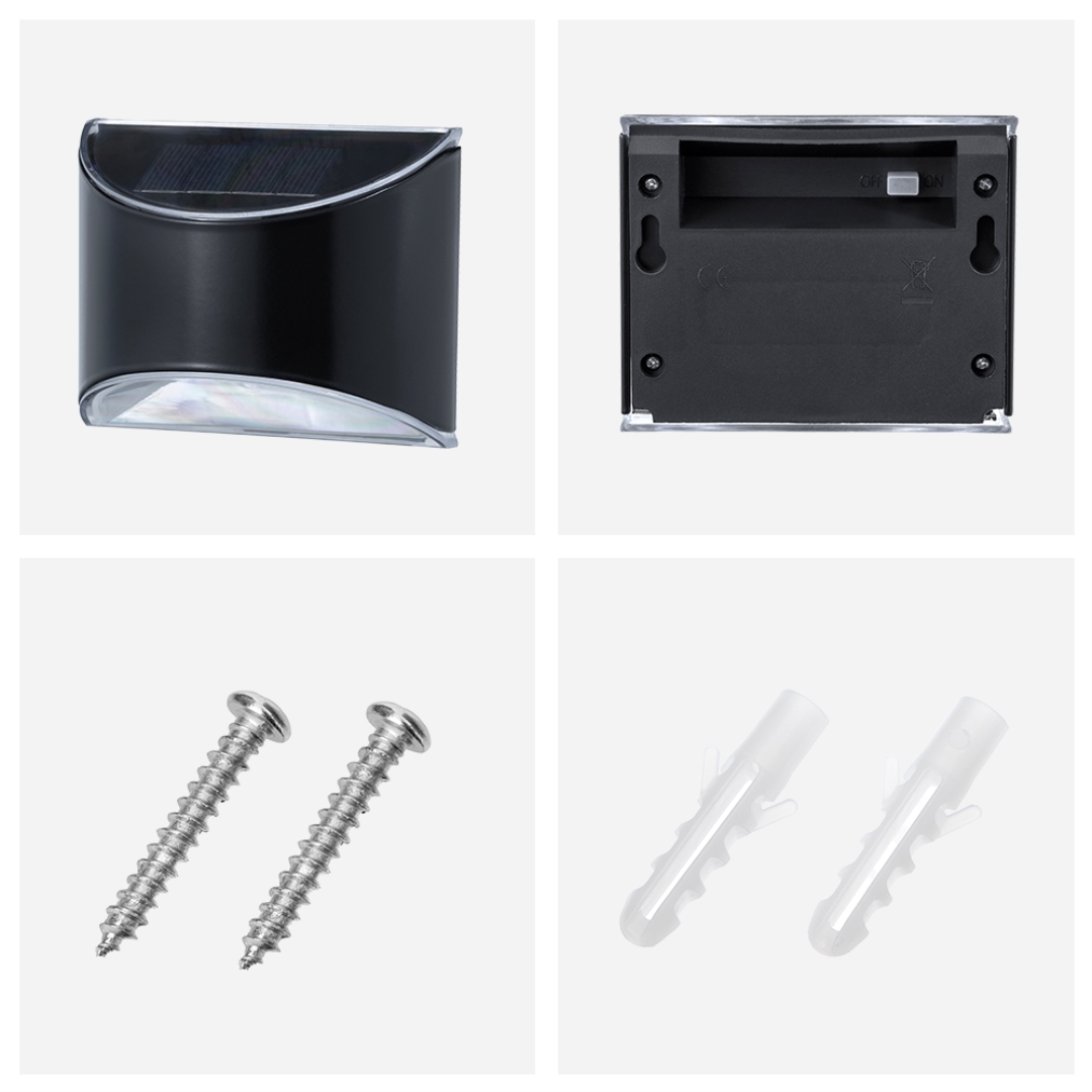 ソーラーウォールライト2P