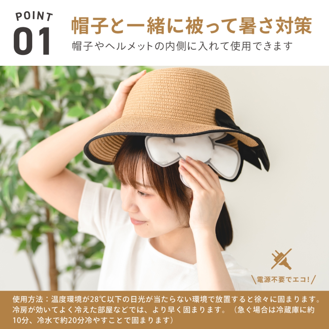 帽子用アイスパッド ミニサイズ