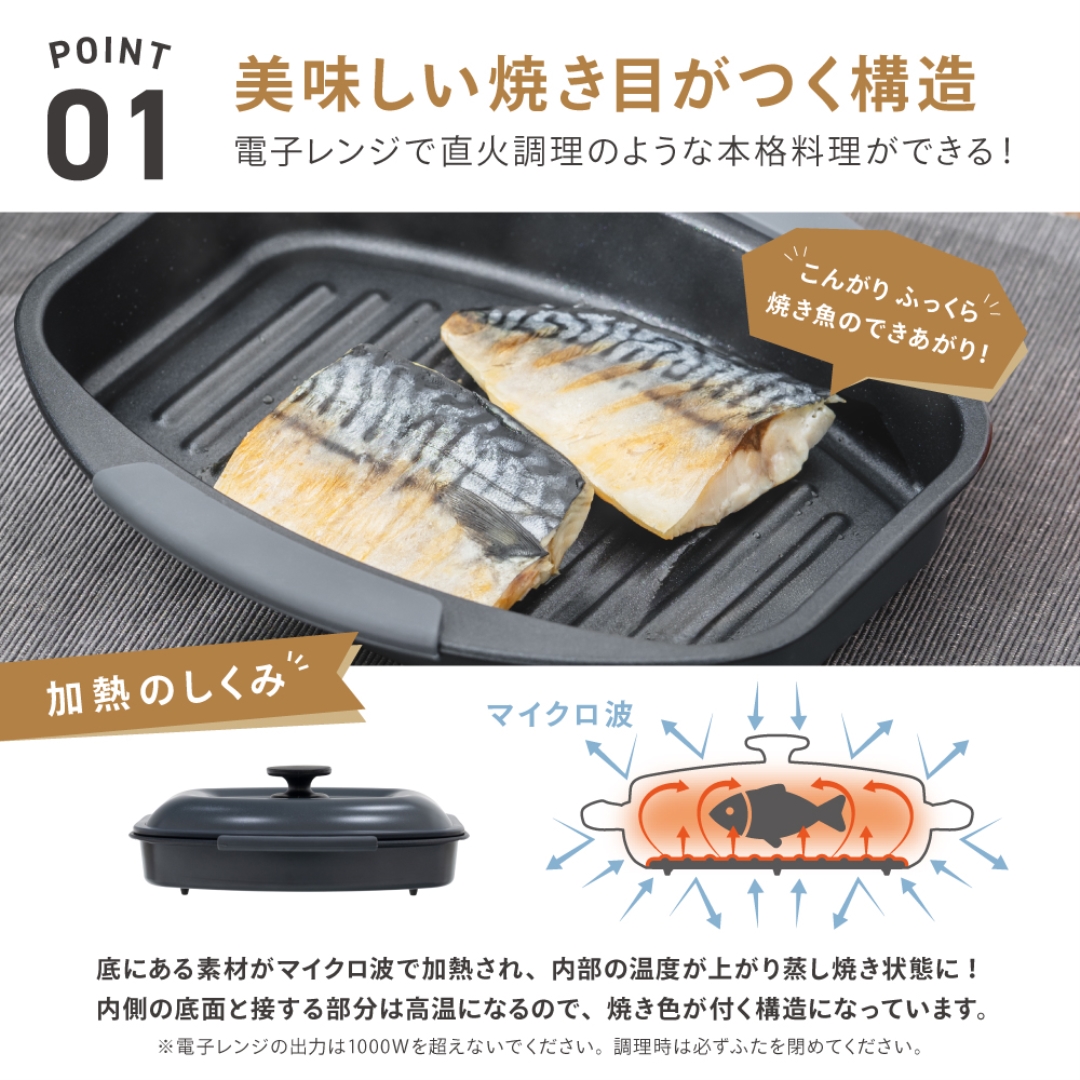 電子レンジ専用調理器BR サークル