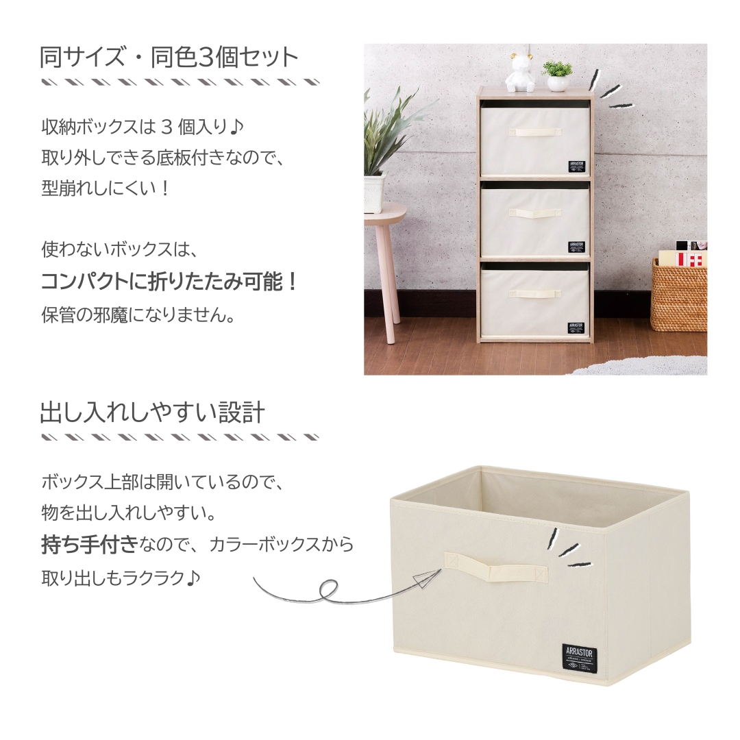 ﾃﾞｻﾞｲﾝｽﾄﾚｰｼﾞBOX3個 1箱(10セット)