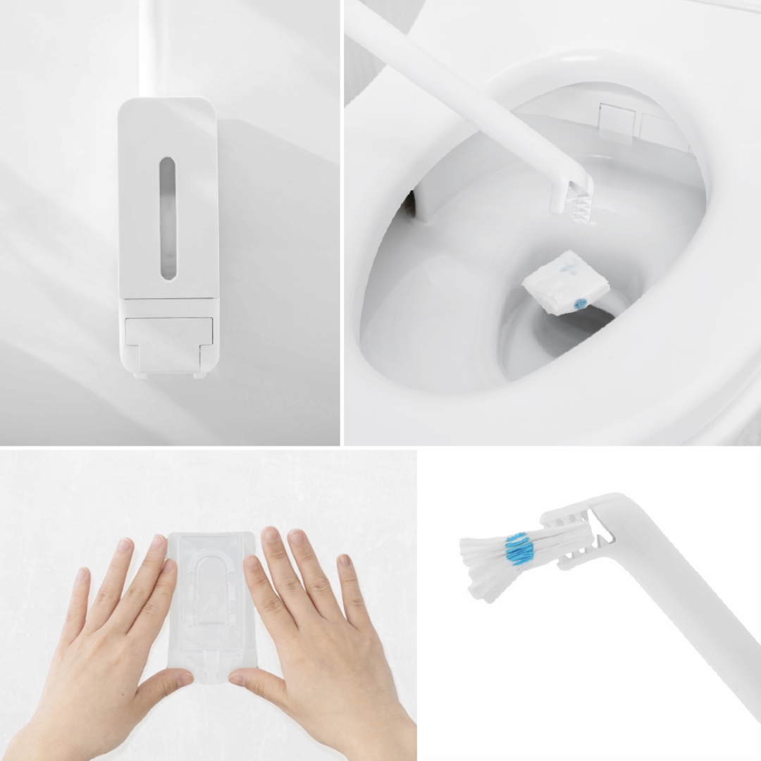 トイレブラシ クリーナー付き