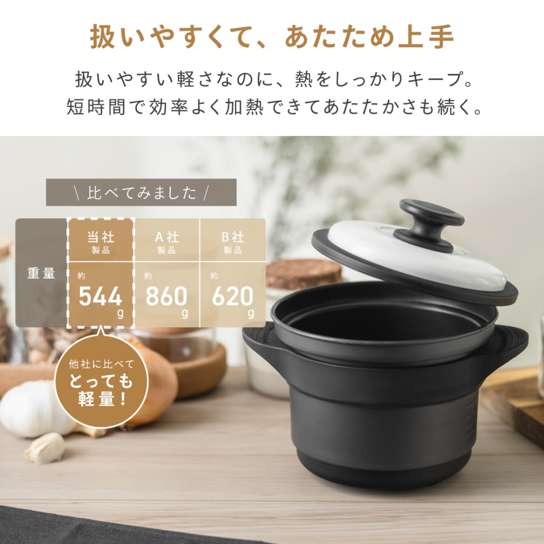電子レンジ調理器ポット