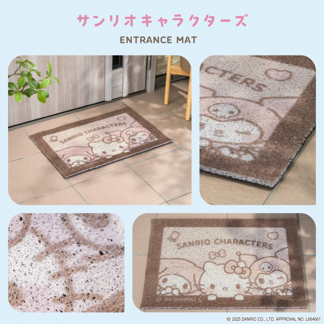 玄関マット サンリオキャラクターズ