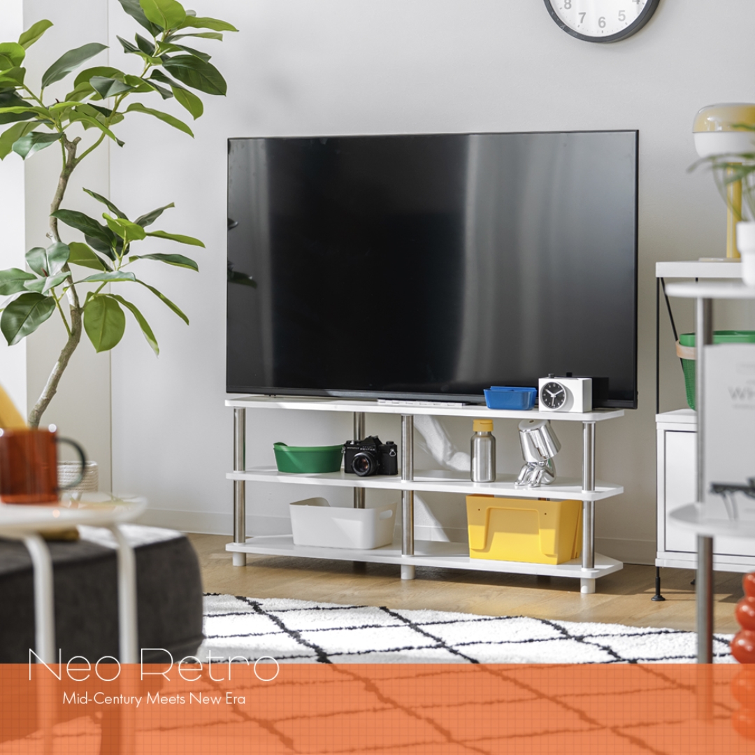 コーナーテレビ台WH