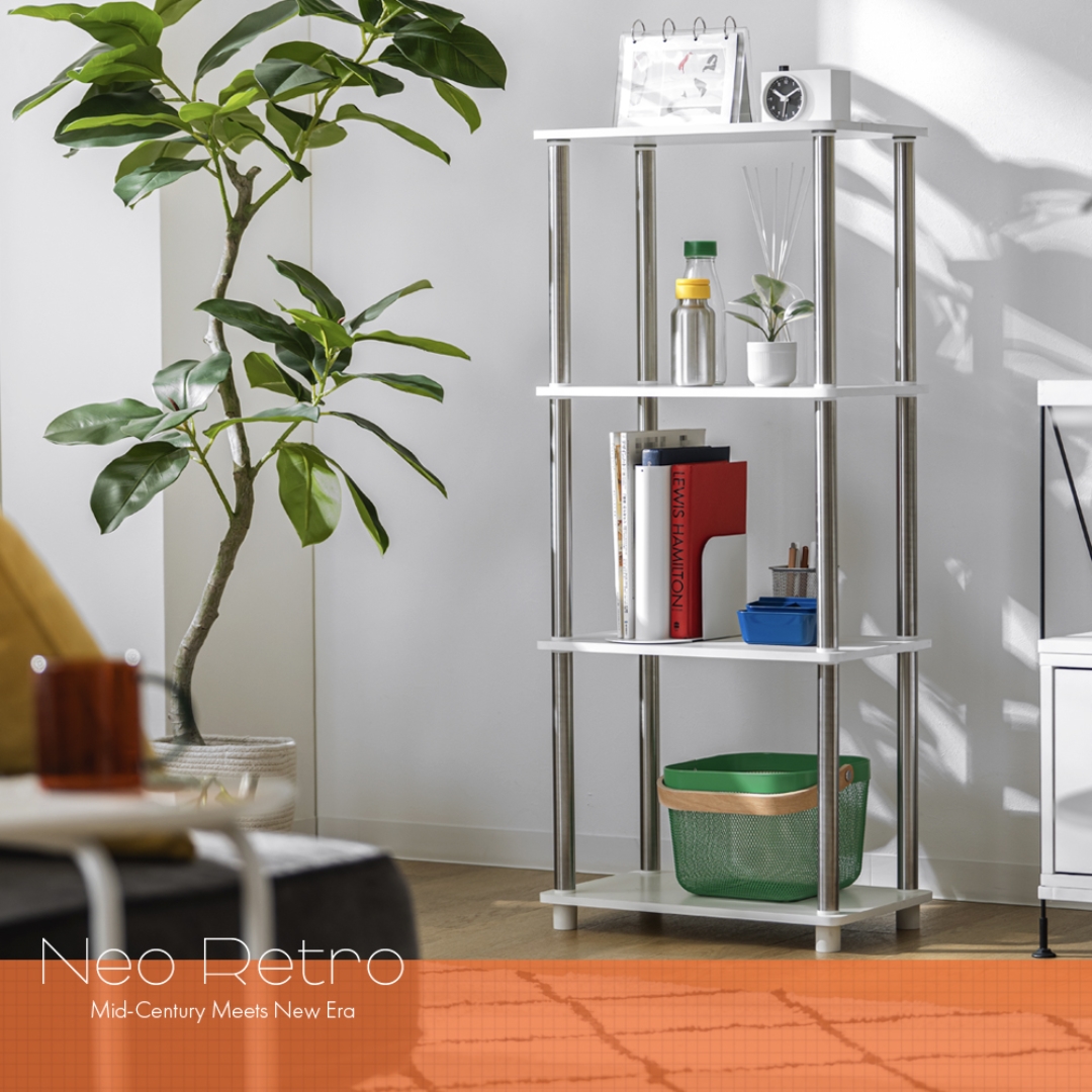 システムラック4段WH