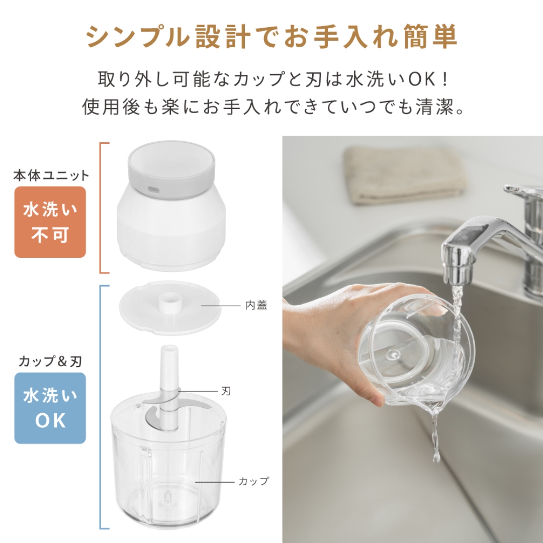 電動みじん切りカッター