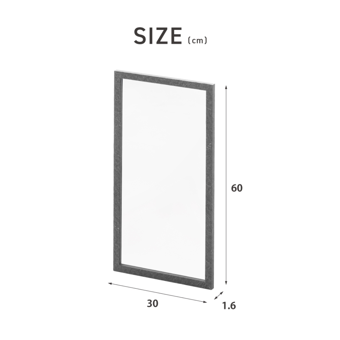 ウォールミラー60 ストーン調WH