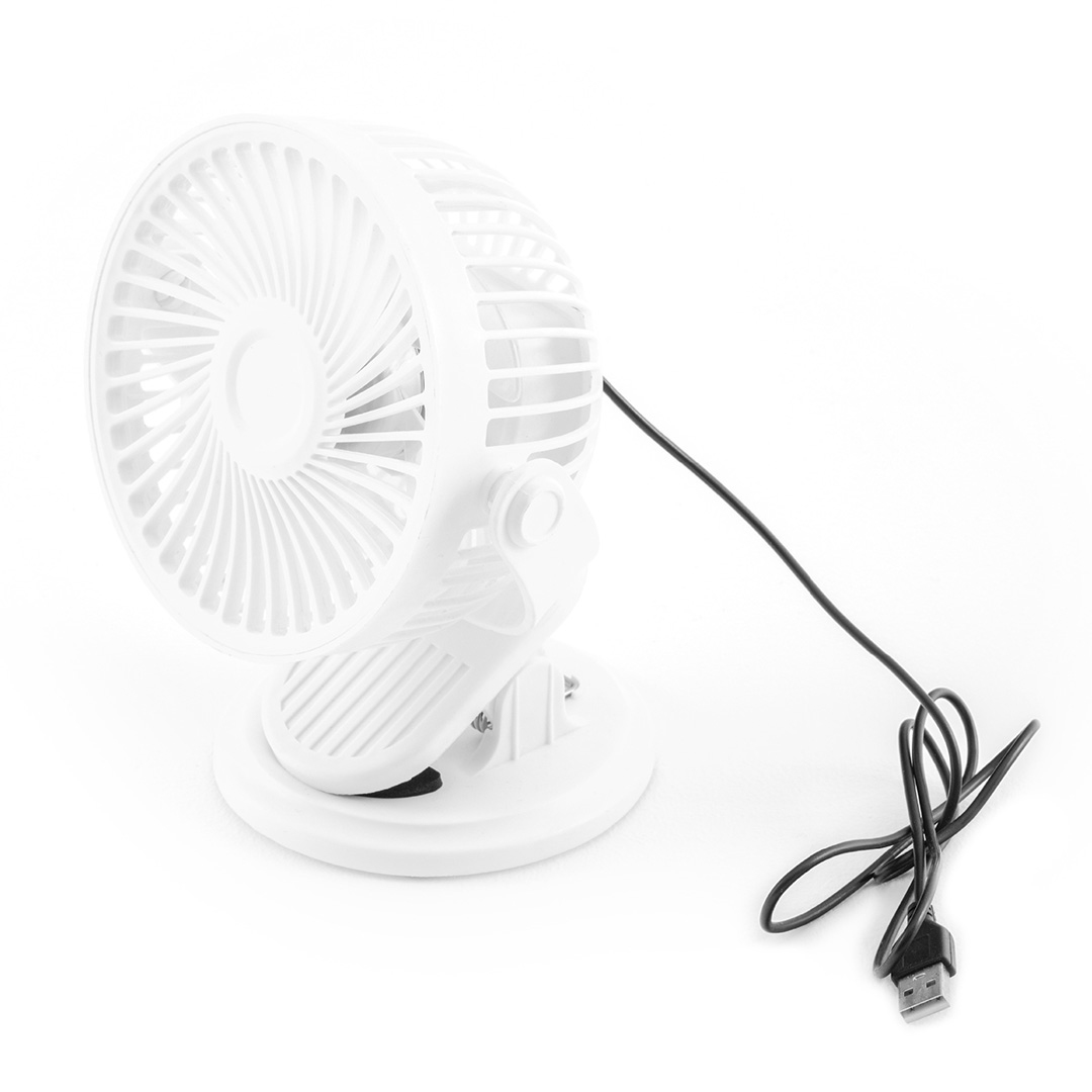 USB卓上クリップ式ファン