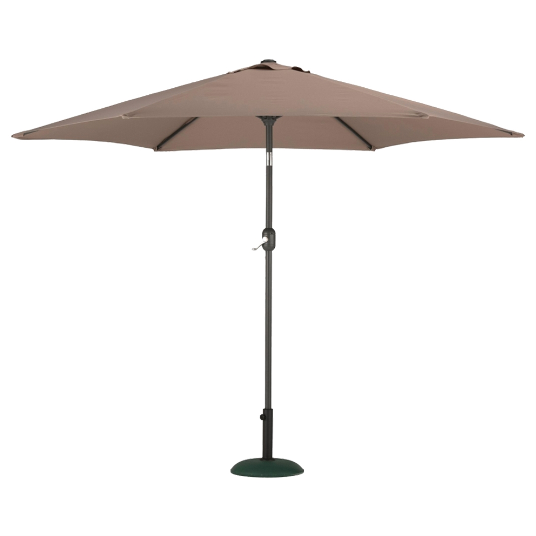 ガーデンパラソル300開閉ハンドル付き ブラウン