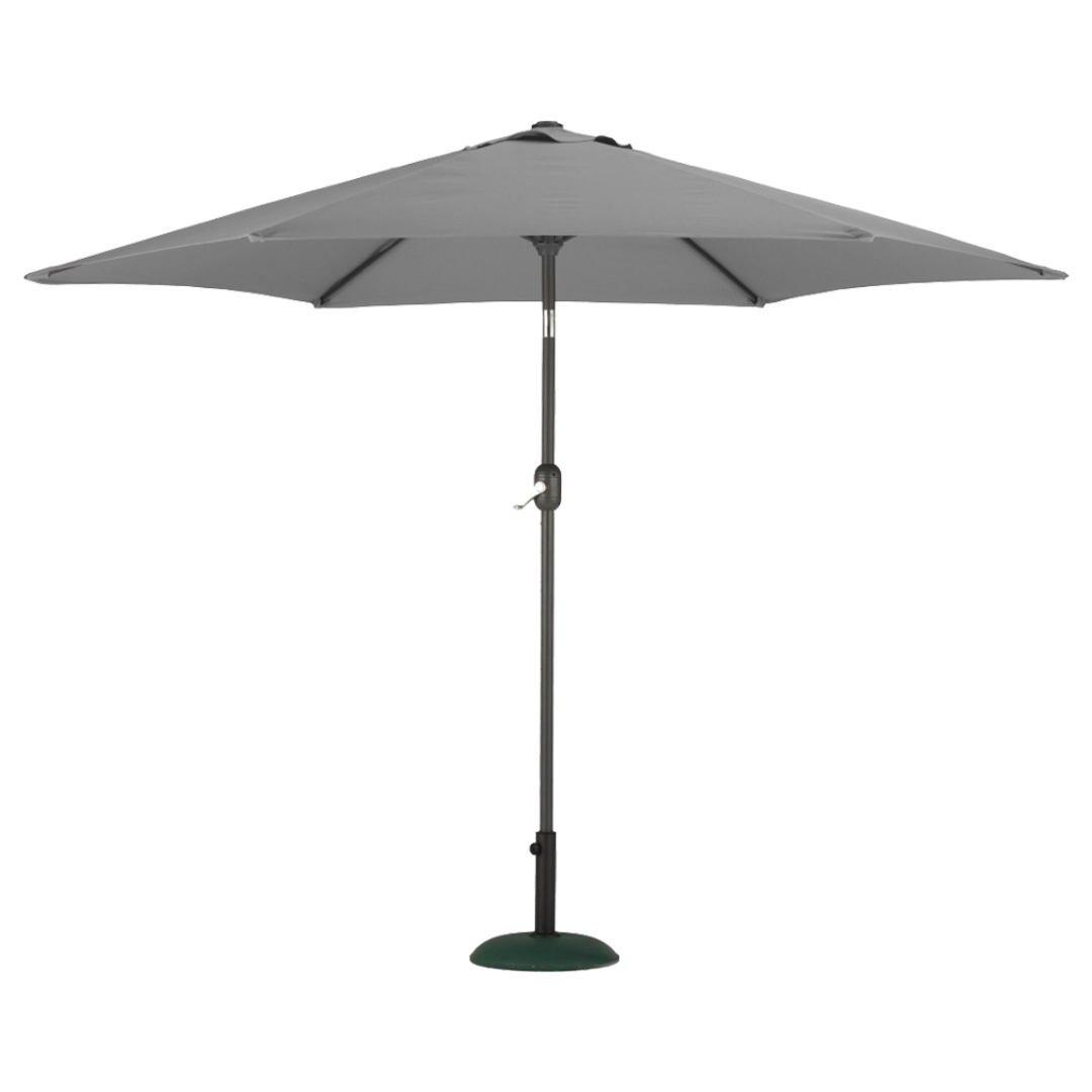 ガーデンパラソル300開閉ハンドル付き グレー