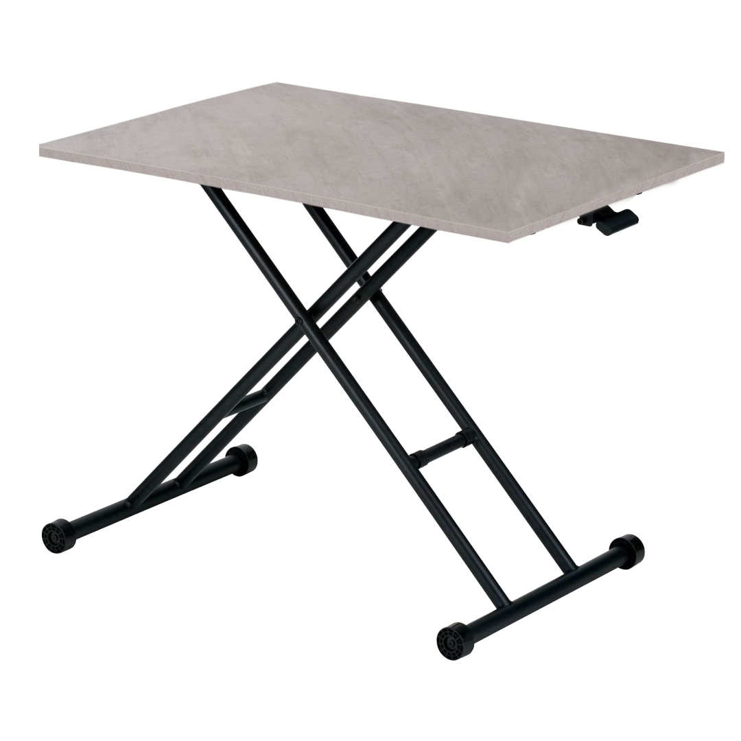 ガス圧昇降式テーブル 9060 大理石柄