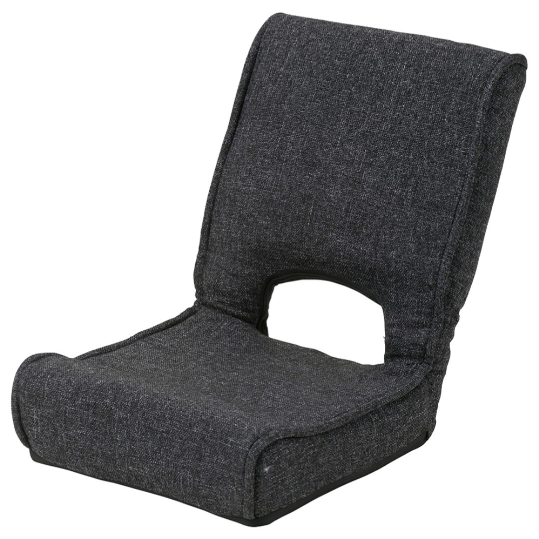 低反発コンパクト座椅子 ブラック