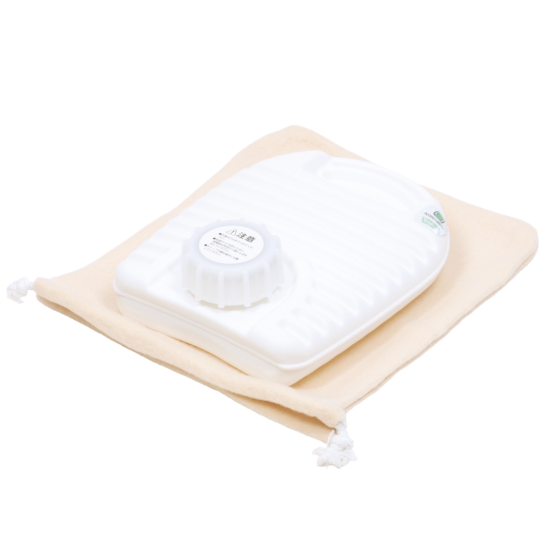 湯たんぽ 600ml カバー付き 1箱(18個)
