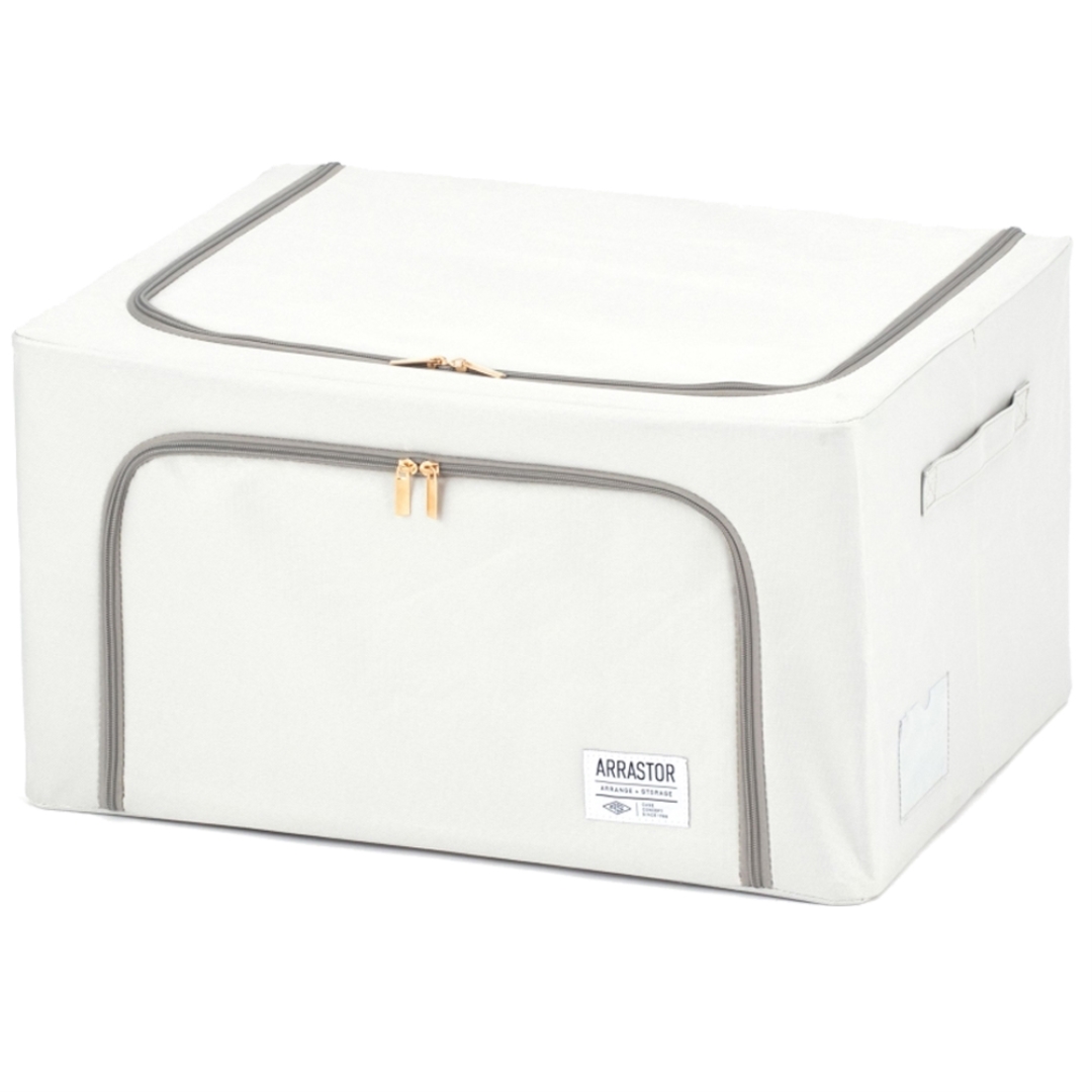 積み重ねできるストレージボックス88L ホワイト