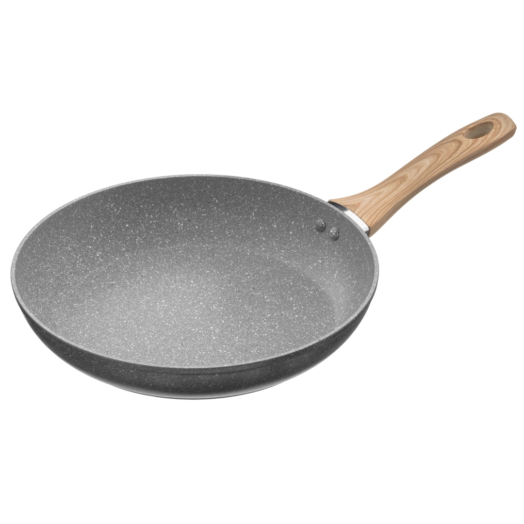 IH対応グレーマーブルフライパン28cm