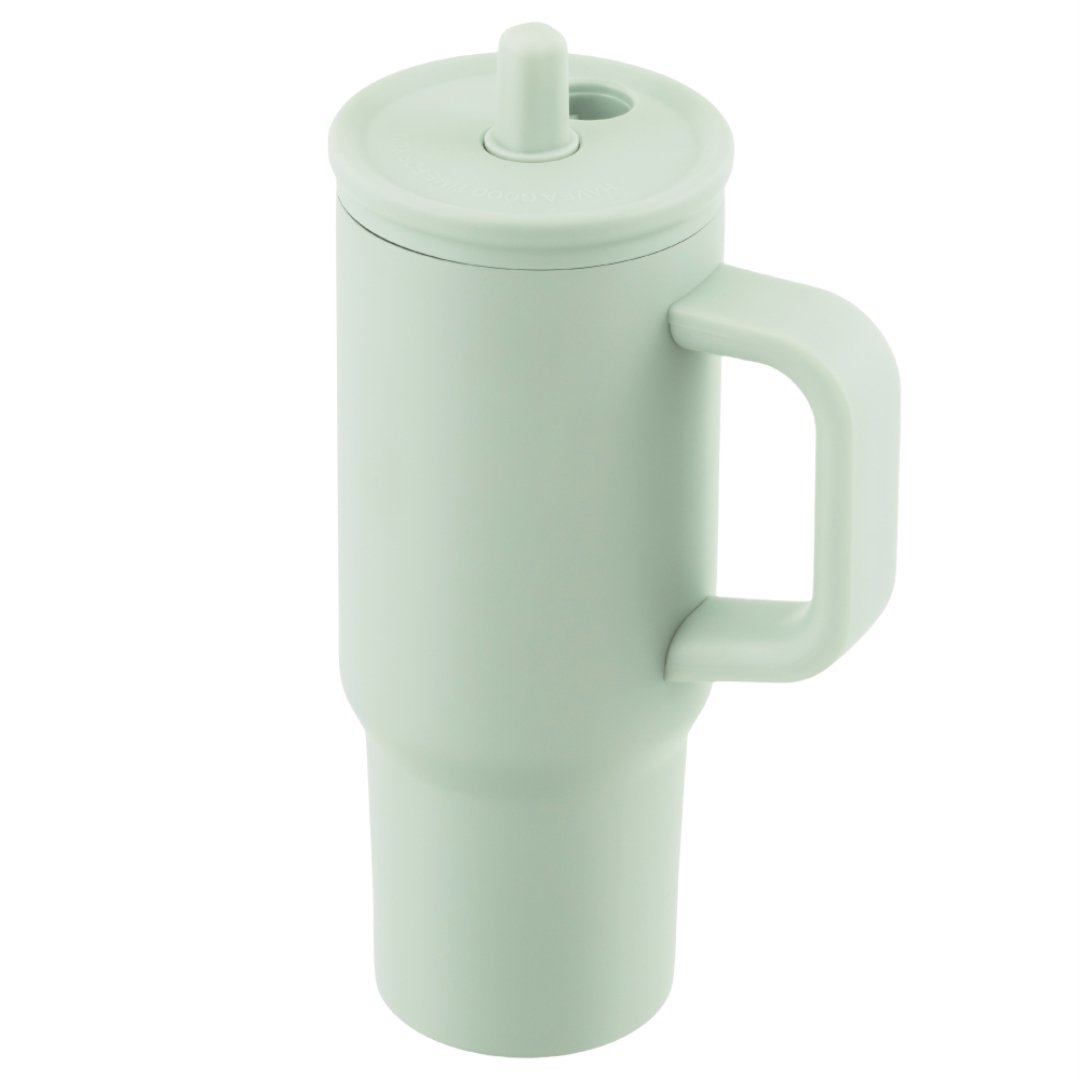 取っ手付きストロータンブラー 650ml GR
