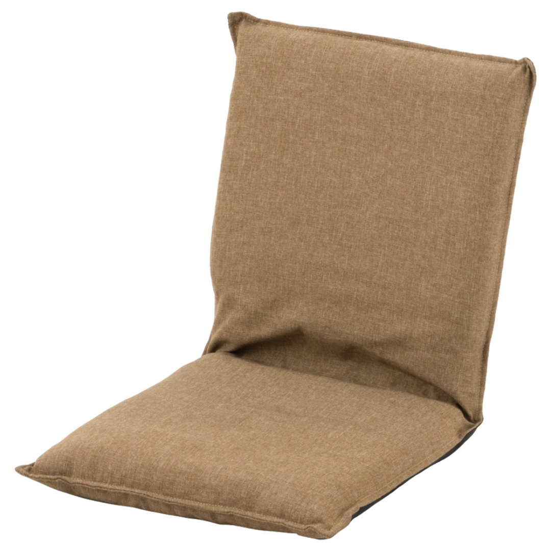 コンパクト座椅子 ブラウン