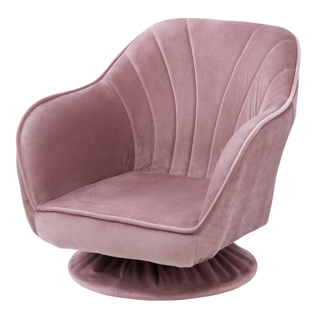 デザイン回転座椅子ピンク