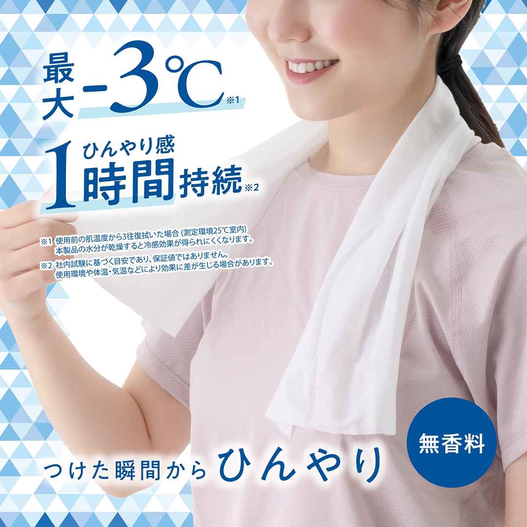 使い切り冷感タオル5本入り