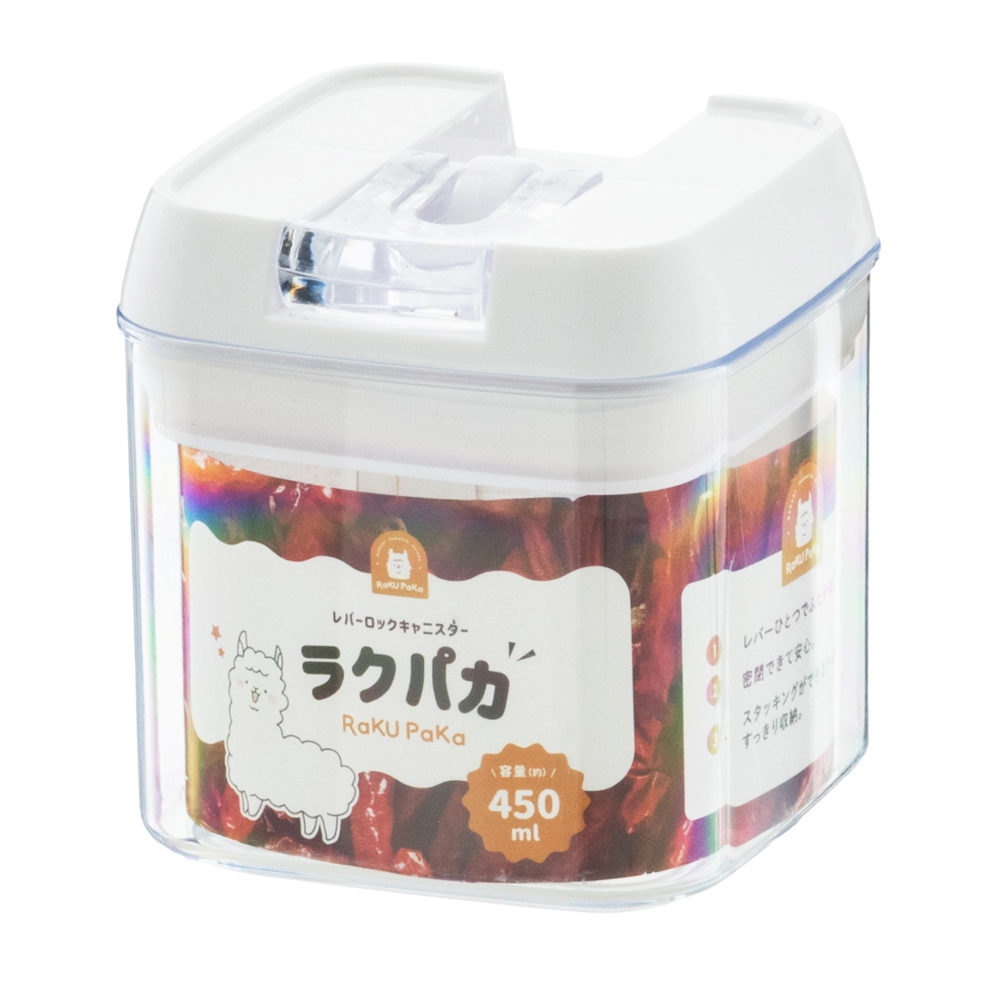 レバーロックキャニスター RAKUPAKA 450ml 1箱(96個入)