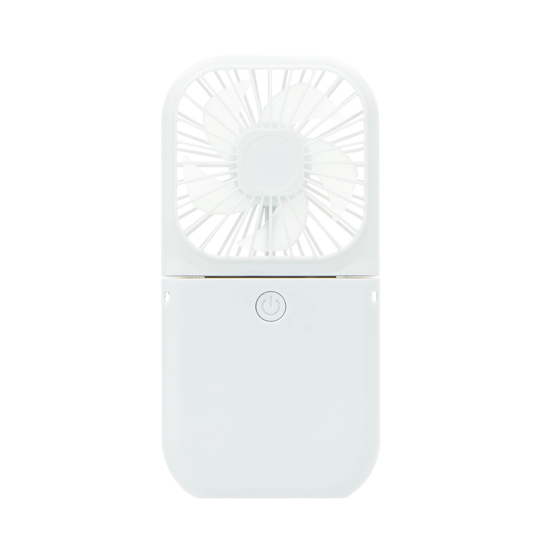 乾電池式ネックストラップ付き3WAYスクエアファン