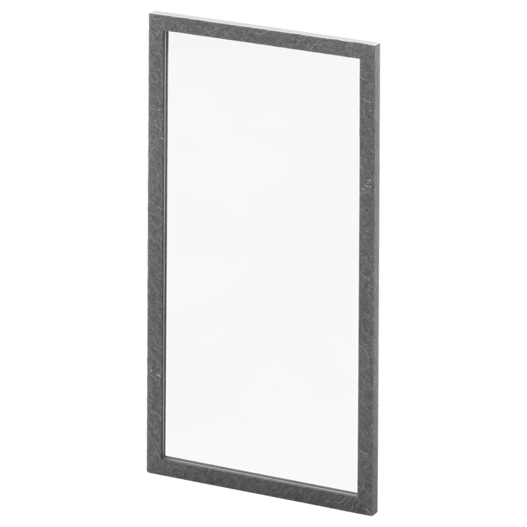 ウォールミラー60 ストーン調BK