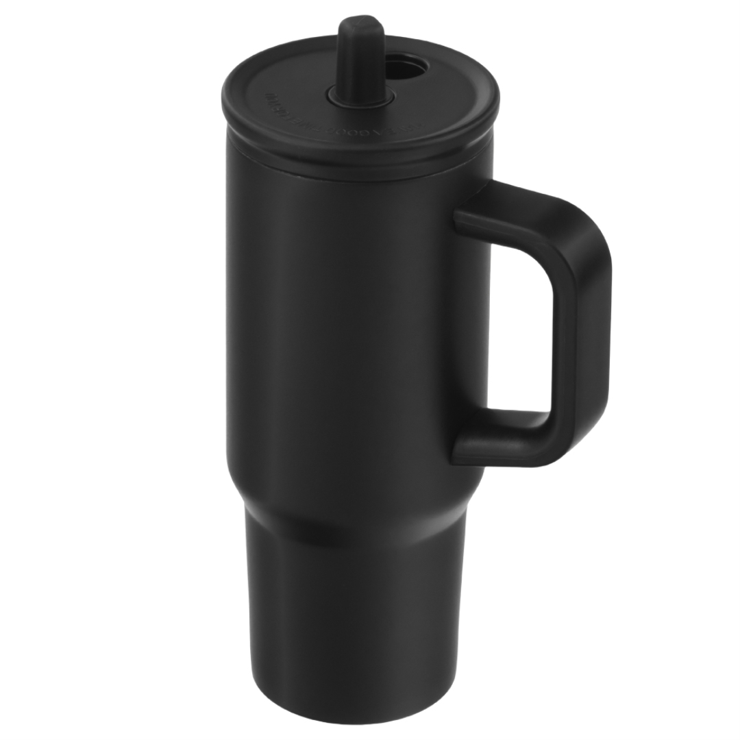 取っ手付き ストロータンブラー 650ml BK