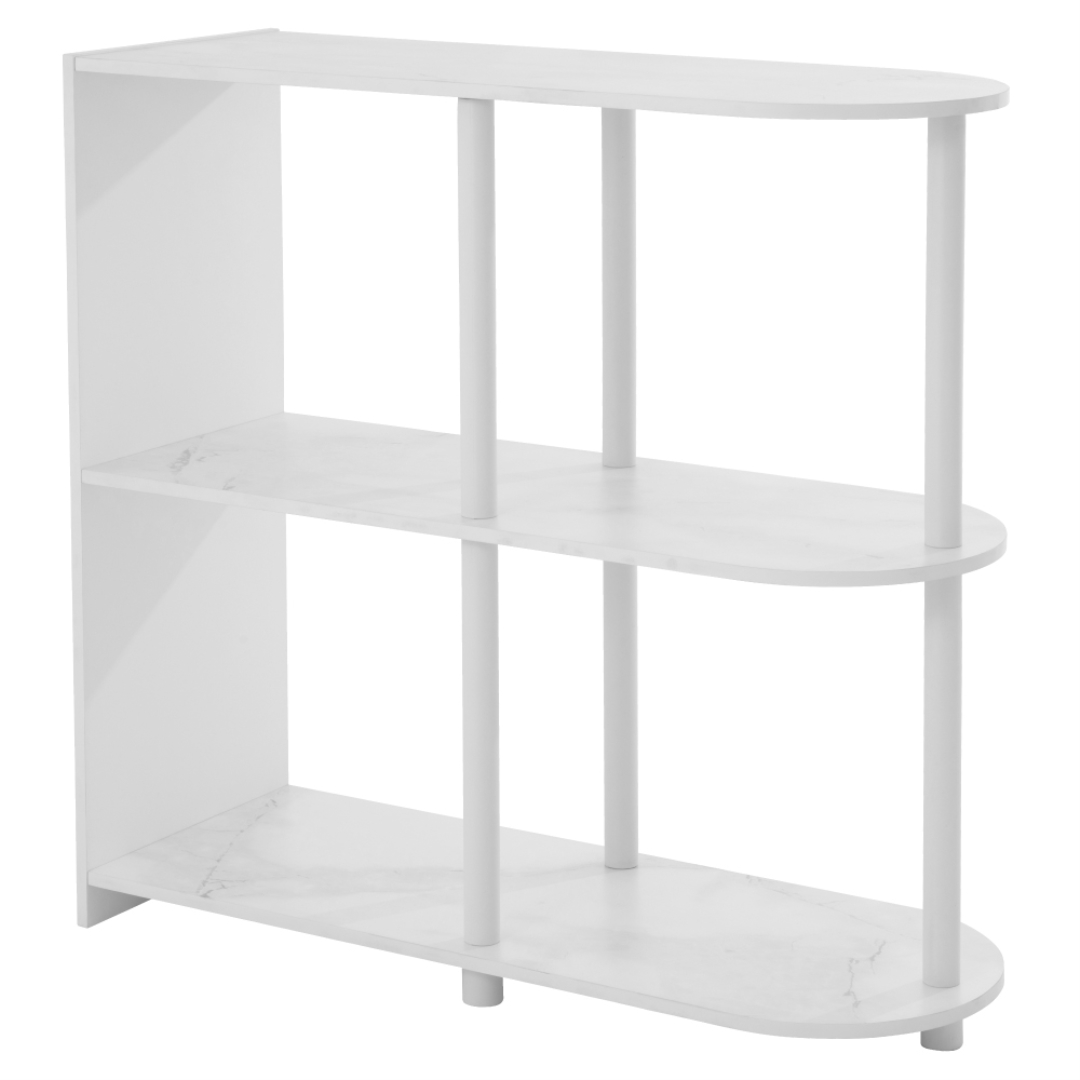 オープンラック3段 半楕円形