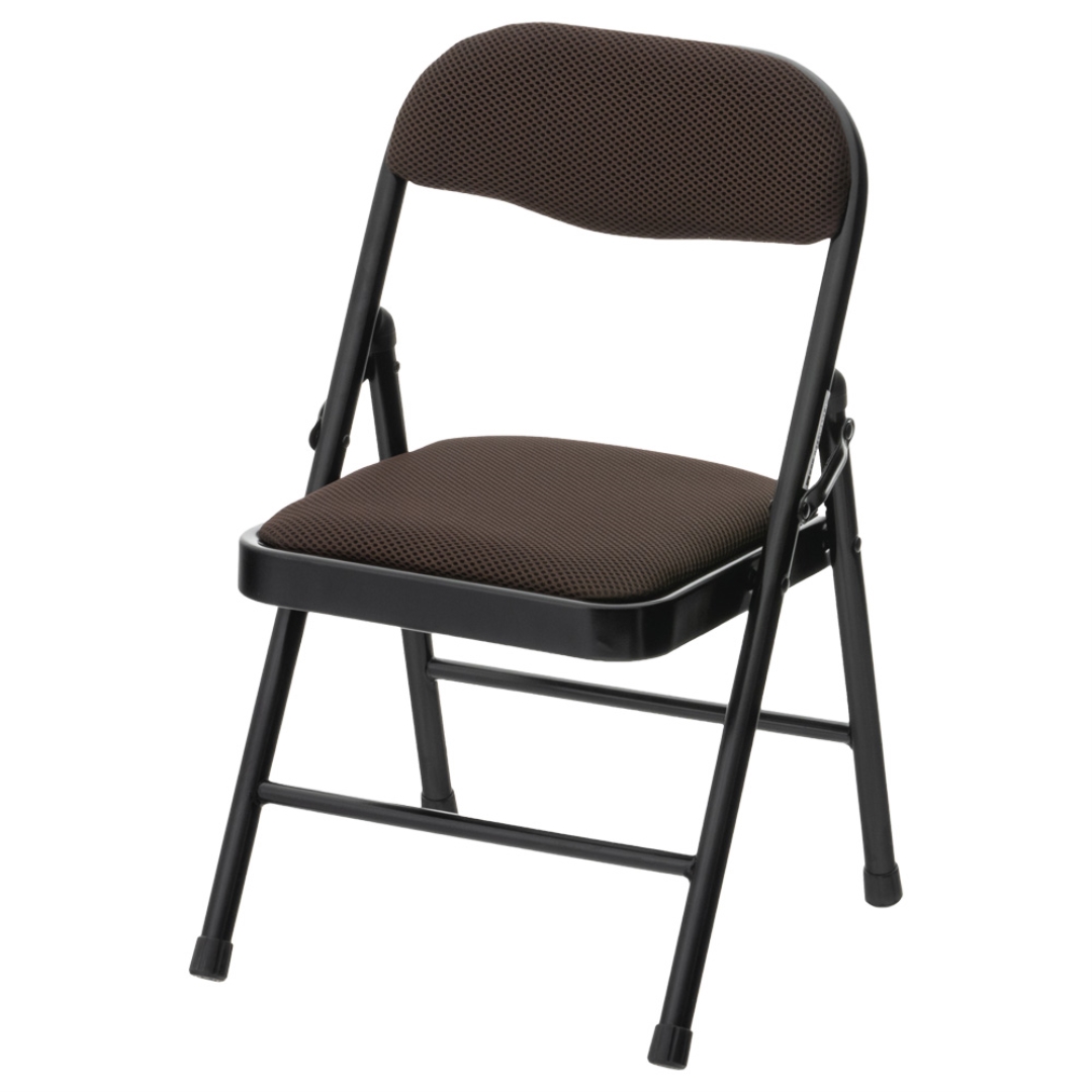 折り畳み背付きちょこっとチェア ブラウン