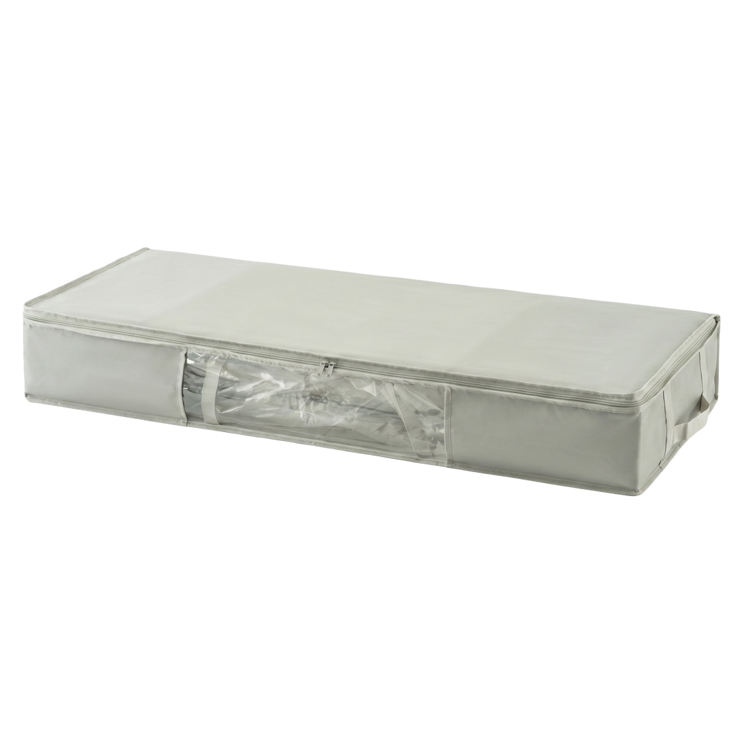 圧縮できる窓付き収納BOX L