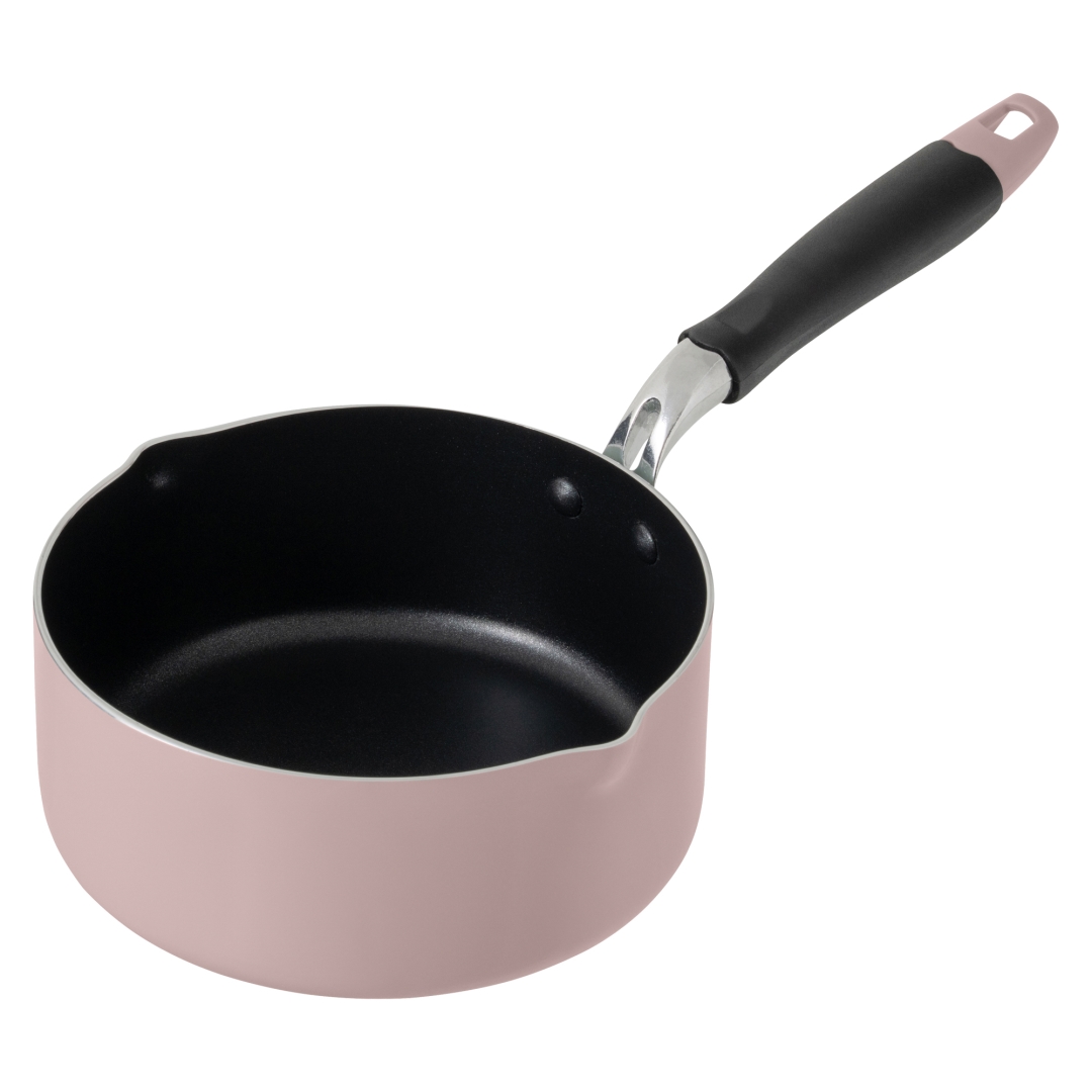 IH対応カラーふっ素片手鍋18CM PI