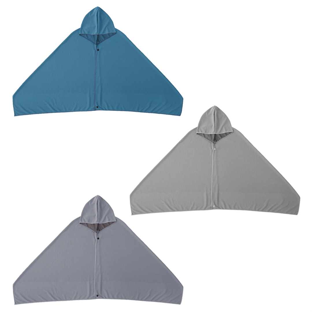 抗菌防臭冷感タオルポンチョ収納袋付