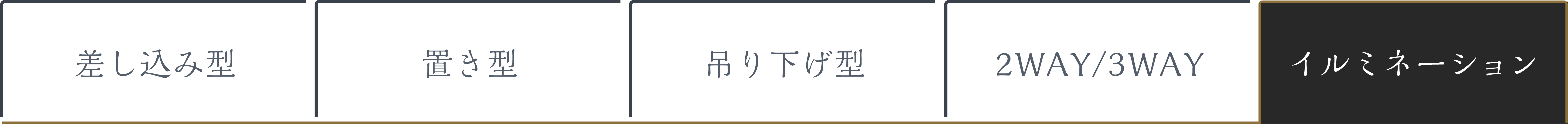 イルミネーションスタイル タブ選択