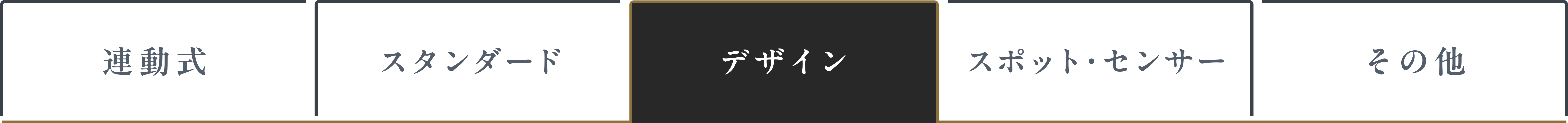 デザイン タブ選択