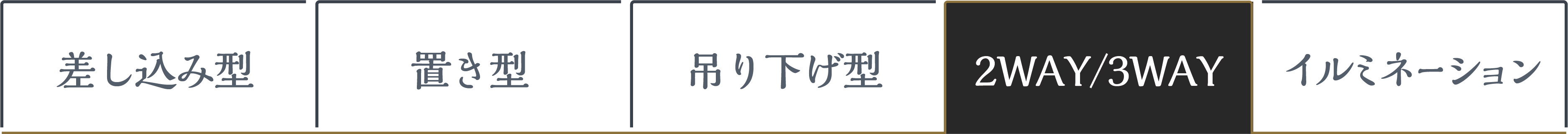 2way/3wayスタイル タブ選択